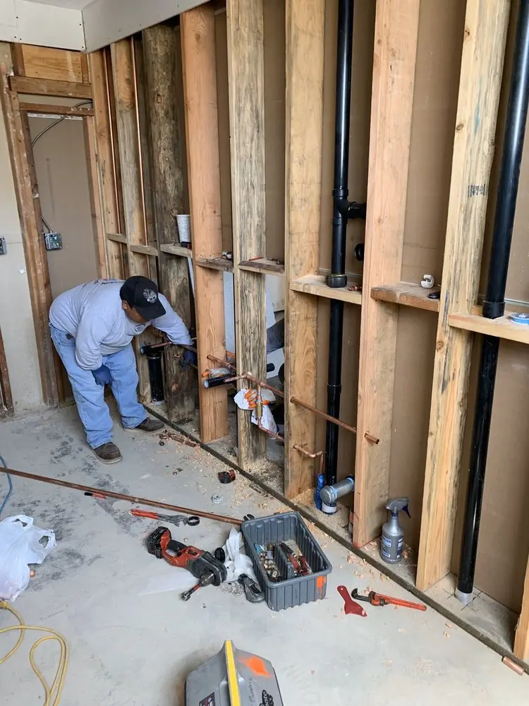 Commercial rough-in plumbing for Gas Line Repair in Princeton Colonial Park
